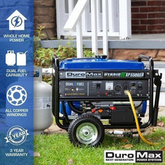 DuroMax XP5500EH 5,500 Watt Portable Dual Fuel Gas Propane Powered Generator image 6