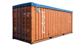 20ft Used Open Top Soft Roof Shipping Container image 0