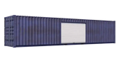 40ft Storage Container w/ One 10ft Roll-up Door on Right Side image 0