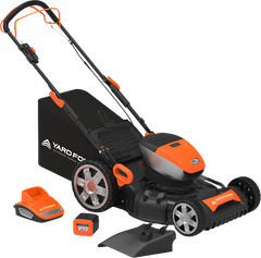 Yard Force YF60VRX Lawn Mower 21″ w/ Lithium-Ion Battery and Fast Charger 60V New image 0