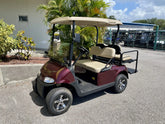 2019 E-Z-GO RXV Elite Lithium Burgundy Golf Cart for Sale image 0