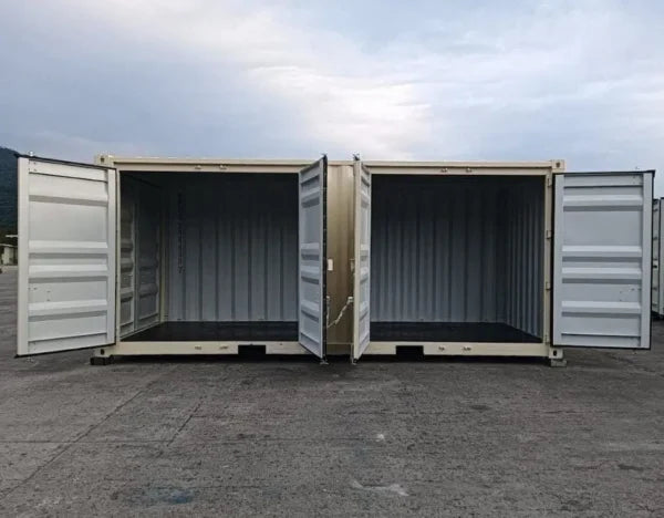20ft New Open Side Two Doors Shipping Container image 0