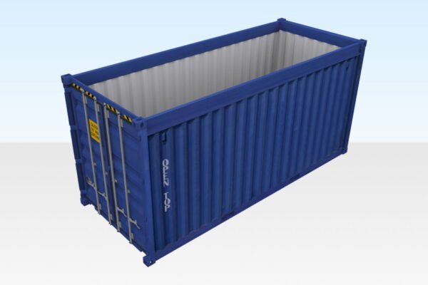 20Ft X 8Ft Used Shipping Container Open Top image 0