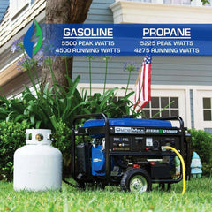 DuroMax XP5500EH 5,500 Watt Portable Dual Fuel Gas Propane Powered Generator image 4