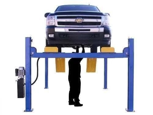 ATLAS 14,000 lb 4-Post Commercial Car Lift – Heavy Duty Vehicle Hoist image 0