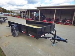 5′ X 10′ Utility Trailer Straight Deck 18″ Sides Tall Gate image 19