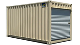 16ft Refurbished Storage Container with Roll-Up Door image 0