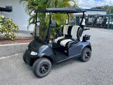 2019 E-Z-GO RXV Elite Lithium Steel Blue Golf Cart for Sale image 0