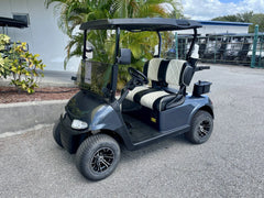 2019 E-Z-GO RXV Elite Lithium Steel Blue Golf Cart for Sale image 0