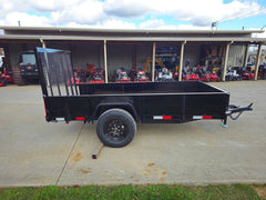 5′ X 10′ Utility Trailer Straight Deck 18″ Sides Tall Gate image 8