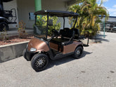 2020 E-Z-GO RXV Elite Lithium Golf Cart for Sale Rose Gold image 0