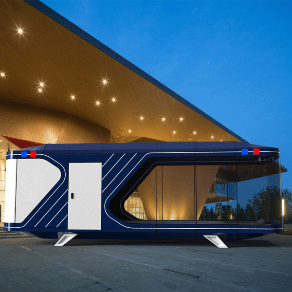 Mobile capsule House Furnished Cabin Homes Villa House 40ft Container Homes Capsule Office Pod image 0