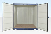 10Ft X 8Ft Shipping Container (One trip) – Blue image 0