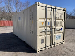 20′ x 8′ x 8.5′ Tall– New Shipping/Storage Container – Wind and Watertight – Beige image 0