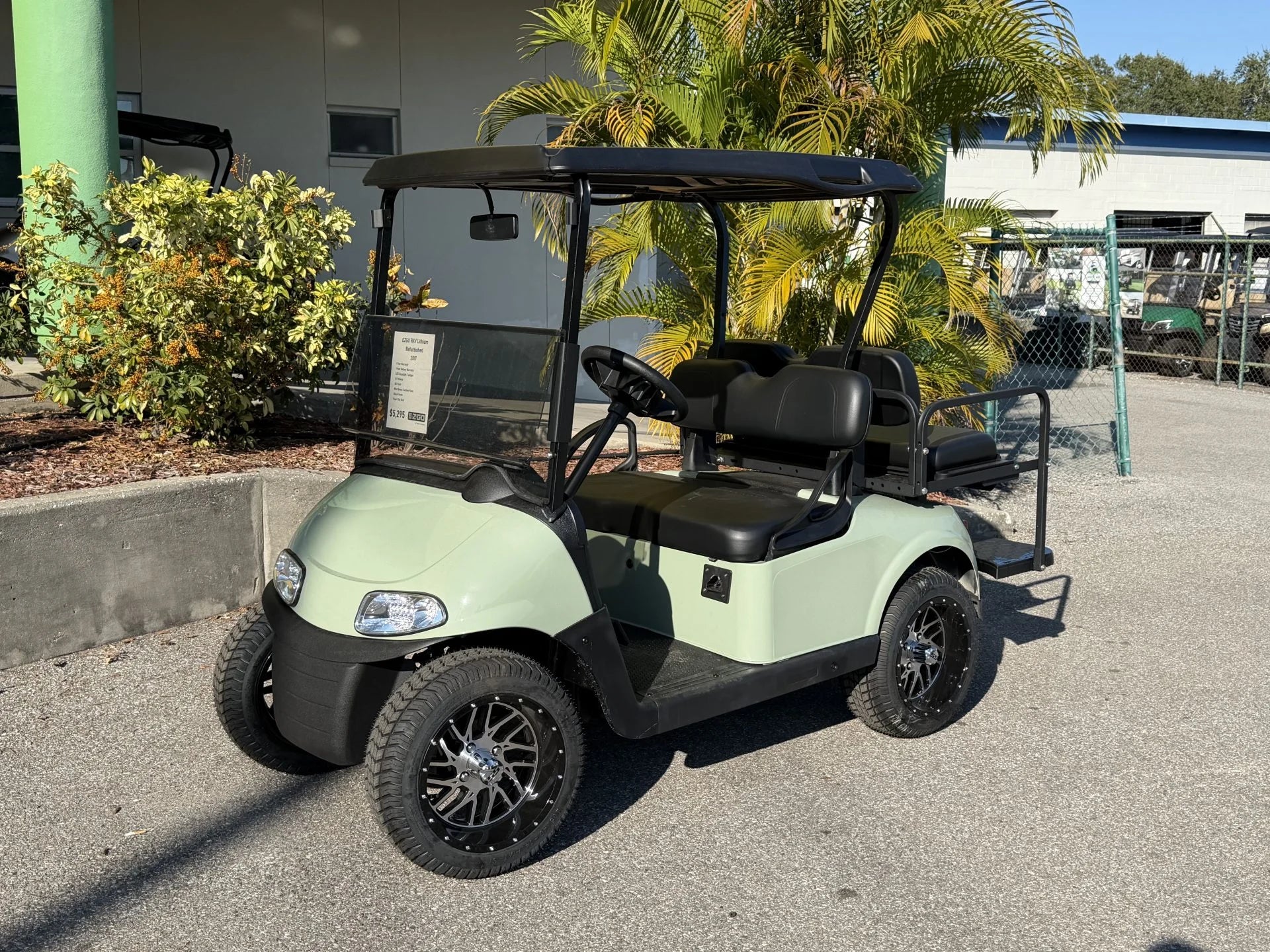 2017 E-Z-GO RXV Elite Lithium Golf Cart for Sale (Mint Green) image 0