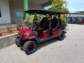 2026 Epic E60FX Red 6 Passenger Lithium Golf Cart for Sale Red image 0