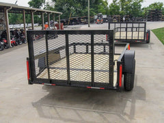 5×8 Powder Coated Dovetail Utility Trailer Single 3,500lb Axle image 3