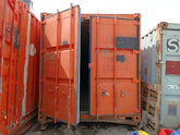 40 Foot High-Cube Insulated Shipping Container with 5 Ton Bard HVAC image 0