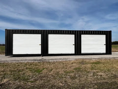 40ft Shipping Container w/3 Roll-Up Side Doors image 1