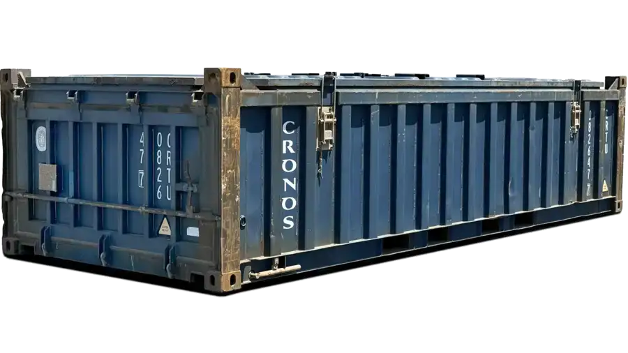 20ft Used Half Height Hard Top Shipping Container image 0