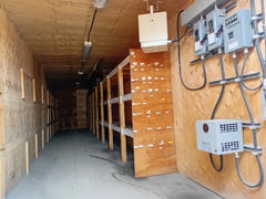 40 Foot High-Cube Insulated Shipping Container with 5 Ton Bard HVAC image 1