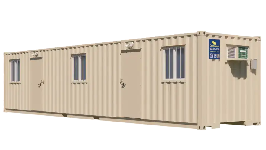 Rent 40ft Ground Level Office Container image 0