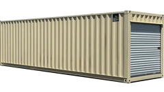 30ft Refurbished Storage Container with Roll-Up Door image 0