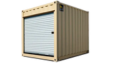 10ft New Storage Container with Roll-Up Door image 0