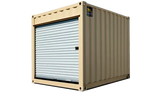 10ft Refurbished Storage Container with Roll-Up Door image 0