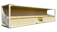 Rent 40ft High Cube 74-Seat Bleacher Container image 0