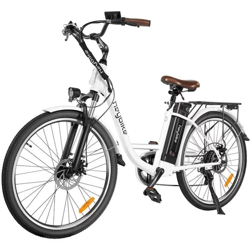 Heybike Cityscape Electric Bicycle, 26 In. 350W Motor City Cruiser Bicycle, 40 Miles Battery, 7-Speed and Dual Shock Absorber image 0