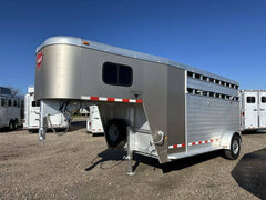 2012 Hart Trailers Short-Go Single Axle Stock / Stock Combo Trailer image 0