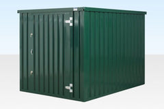 3M X 2.1M Flat Pack Storage Container image 0