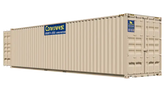 Rent 40ft High Cube (9.5ft) Storage Container w/ Doors on Both Ends image 0