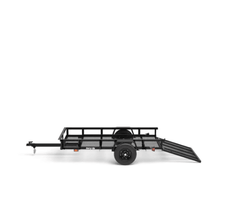 Carry-On Trailer 5-ft x 8-ft Steel Mesh Utility Trailer with Ramp Gate image 3