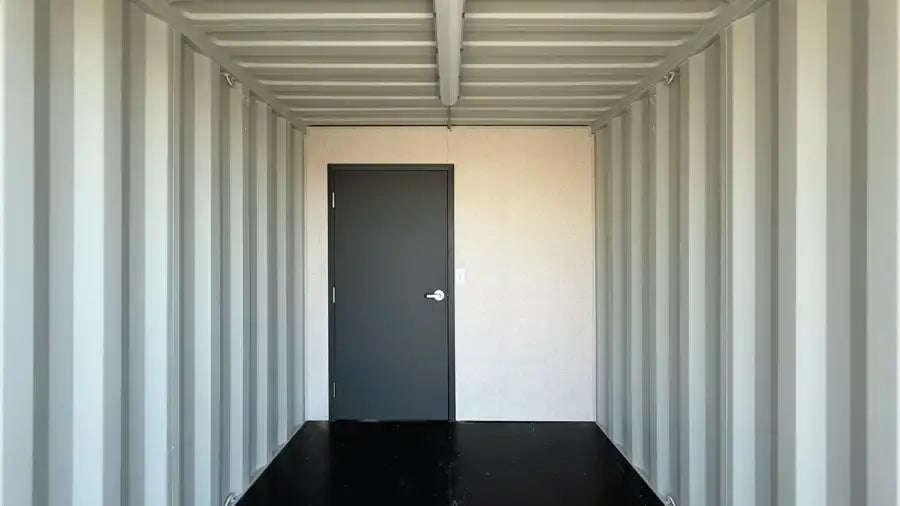 Rent 20ft Ground Level Office and Storage Combo Container image 10