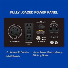 DuroMax XP5500EH 5,500 Watt Portable Dual Fuel Gas Propane Powered Generator image 3