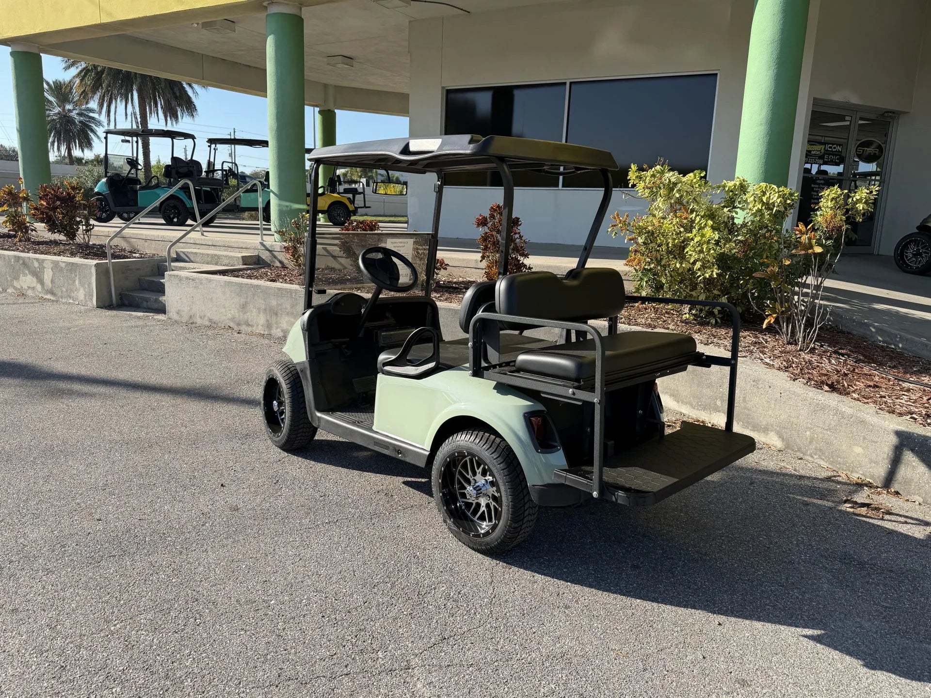2017 E-Z-GO RXV Elite Lithium Golf Cart for Sale (Mint Green) image 1