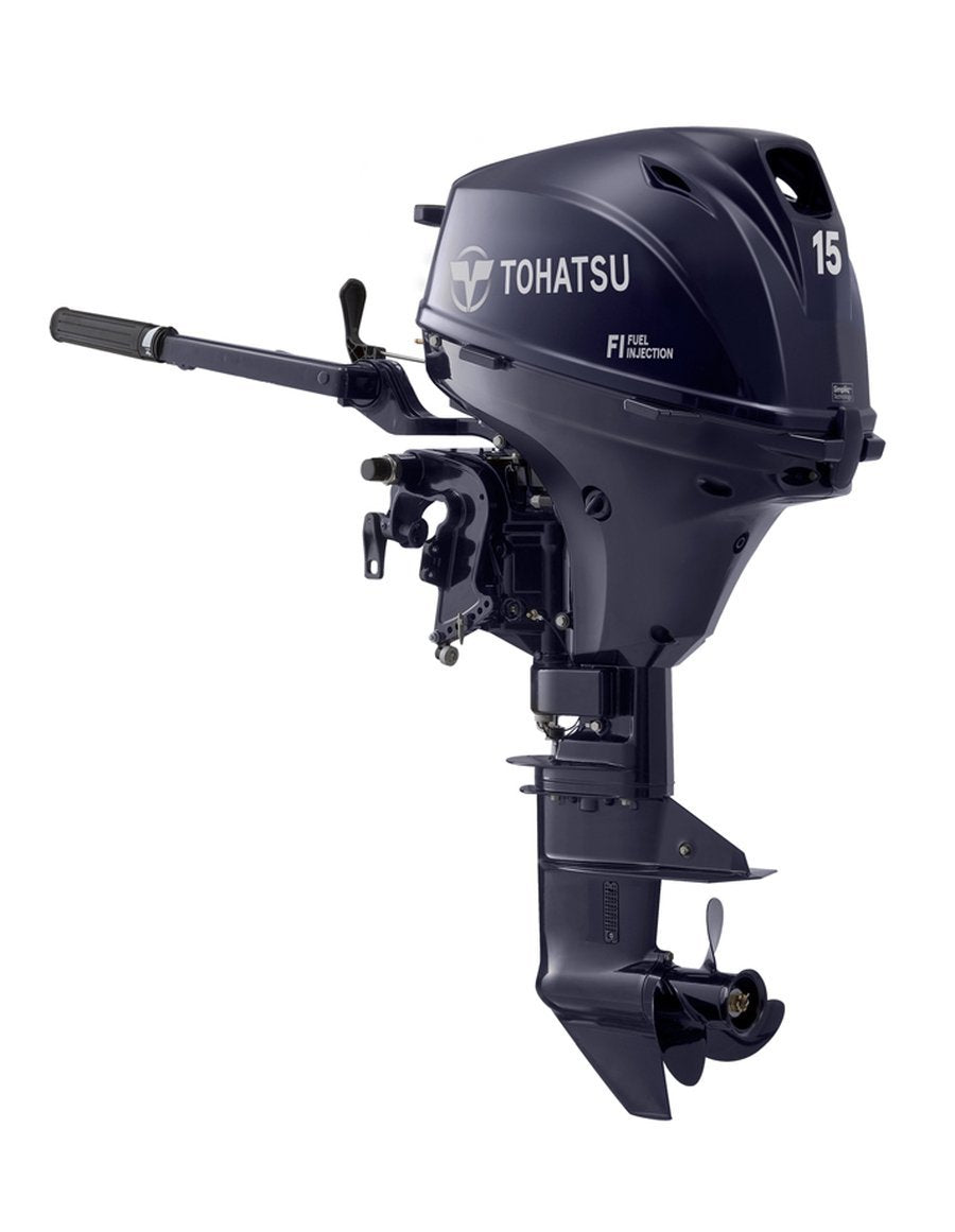Tohatsu MFS15EL 15 HP Outboard Motor image 0