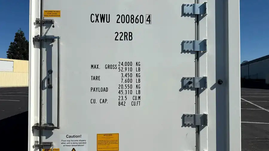 20ft Blast Freezer Container -40°F to 70°F image 8