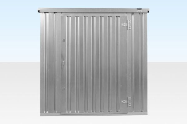 4M X 2.1M Flat Pack Container Store – Galvanised image 2