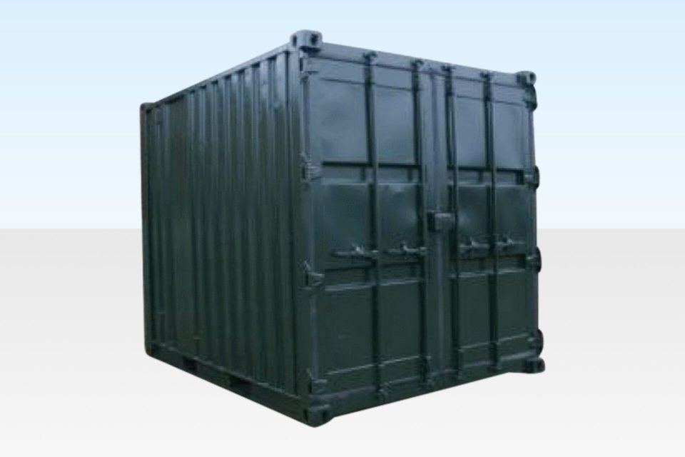10ft Cut Down Used Shipping Container for Sale | Compact Storage Container image 3