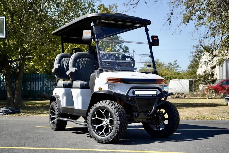 White 2024 Denago EV Rover XL Golf Cart for Sale image 6