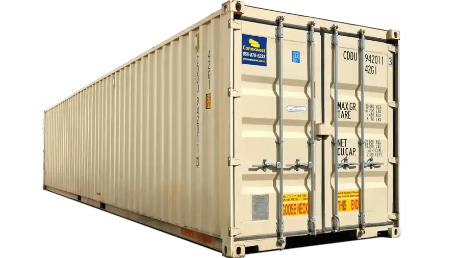 40ft New Shipping Container with Doors on Both Ends image 0