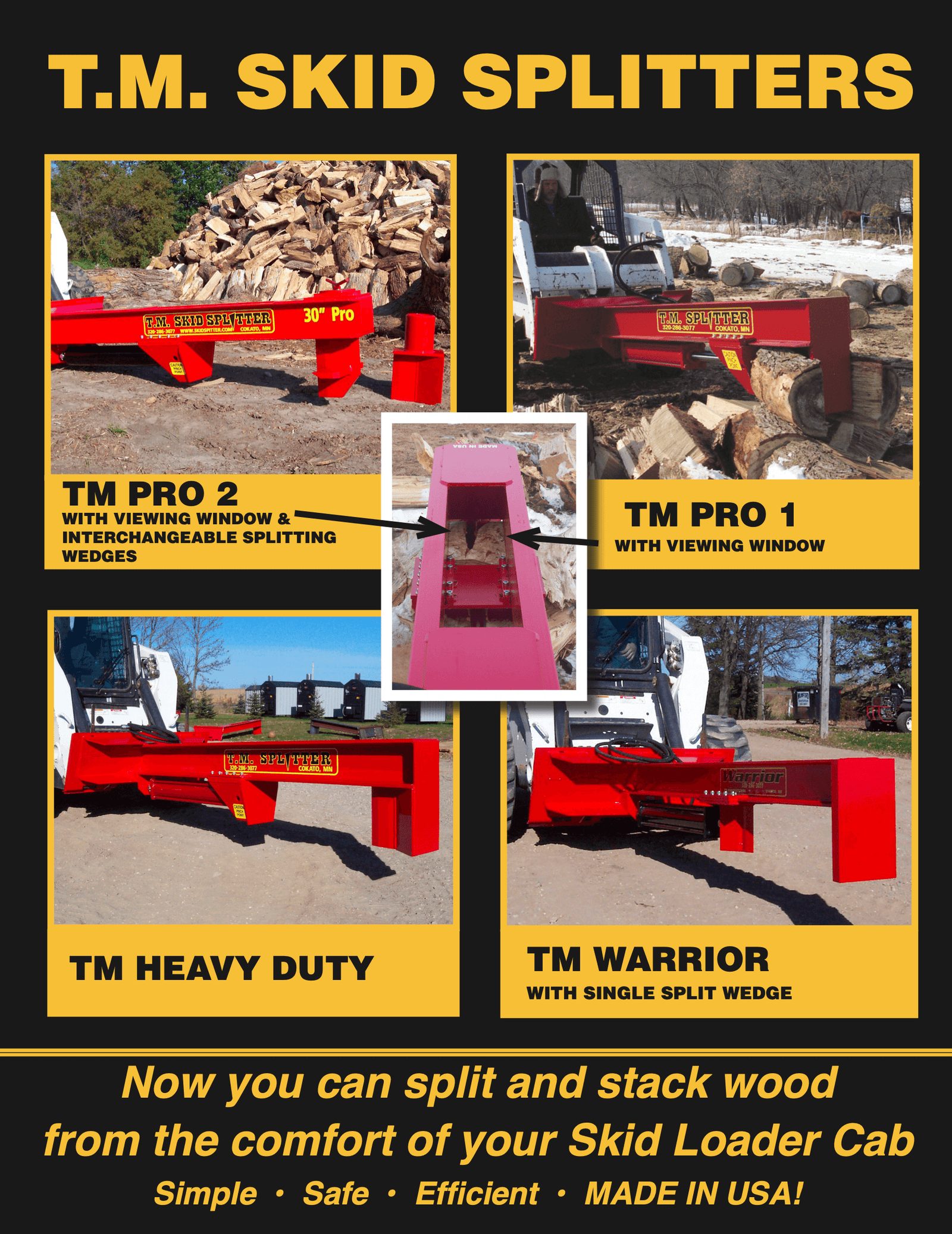 TM Pro 2 Log Splitter Skid Steer Attachment (24”, 30” or 36” Stroke) image 5