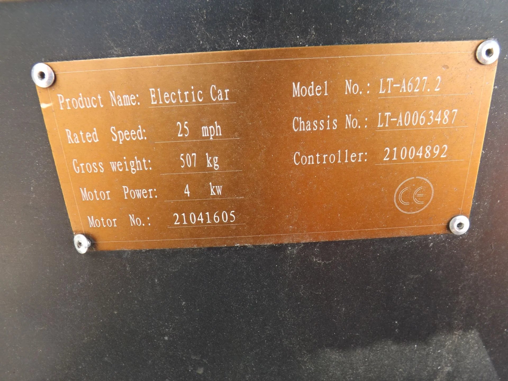 Orange 2022 Advanced EV AEV 2 Golf Cart for Sale image 17