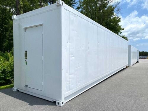 40 Ft High Cube Insulated Shipping Container With 5 Ton Bard Hvac Unit image 1