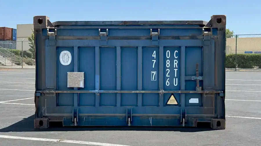 20ft Used Half Height Hard Top Shipping Container image 3