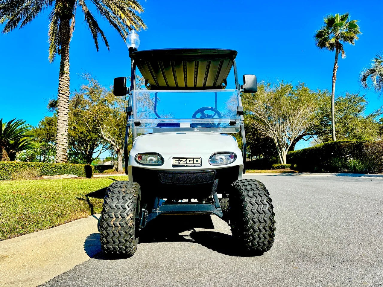 2017 E-Z-GO TXT 48V Lifted Golf Cart for Sale image 1