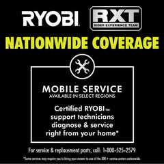 RYOBI 80V HP Brushless 42 in. Battery Electric Cordless Zero Turn Riding Mower Batteries and Charger 80V Batteries 40V image 3